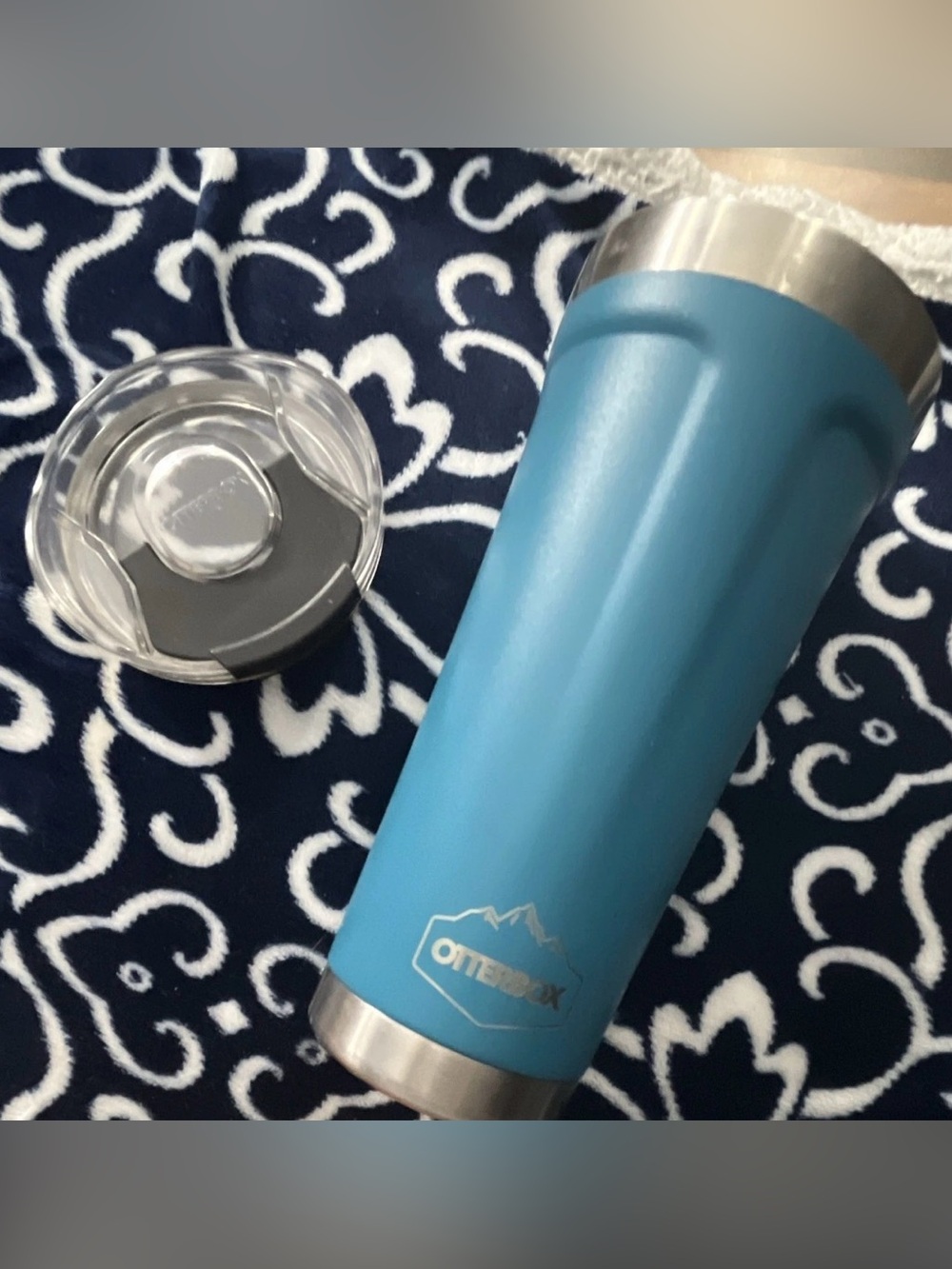 OtterBox Teal Blue Stainless-Trim Travel Tumbler